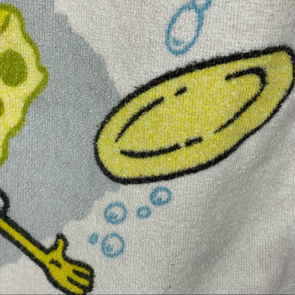 Vintage Spongebob Squarepants Towel_Taste The Kelp_Nickelodeon 2001 - Picture 5 of 9